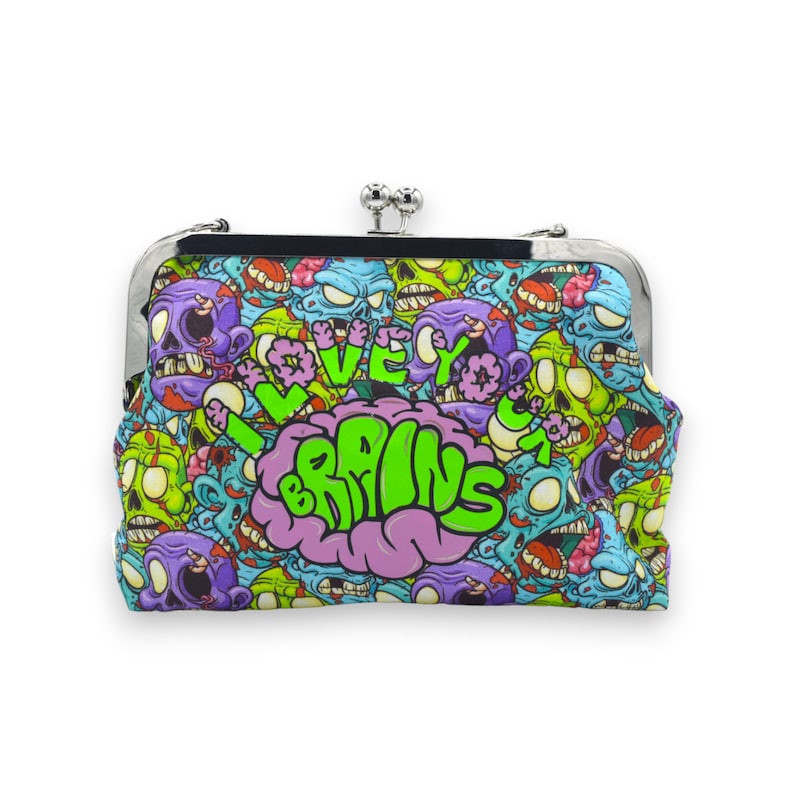 Bits and Bags Co I Love Your Brains Zombie crossover bag pre order arrives begining of March includes UK postage
