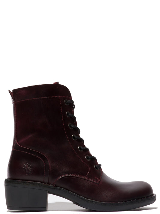fly london mela wine new winter collection 2023 leather boots £140