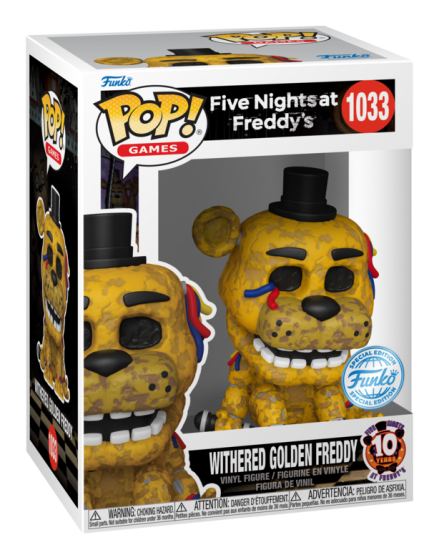 Pop! Vinyl - Five Nights At Freddy's - Withered Golden Freddy £13.99 plus postage