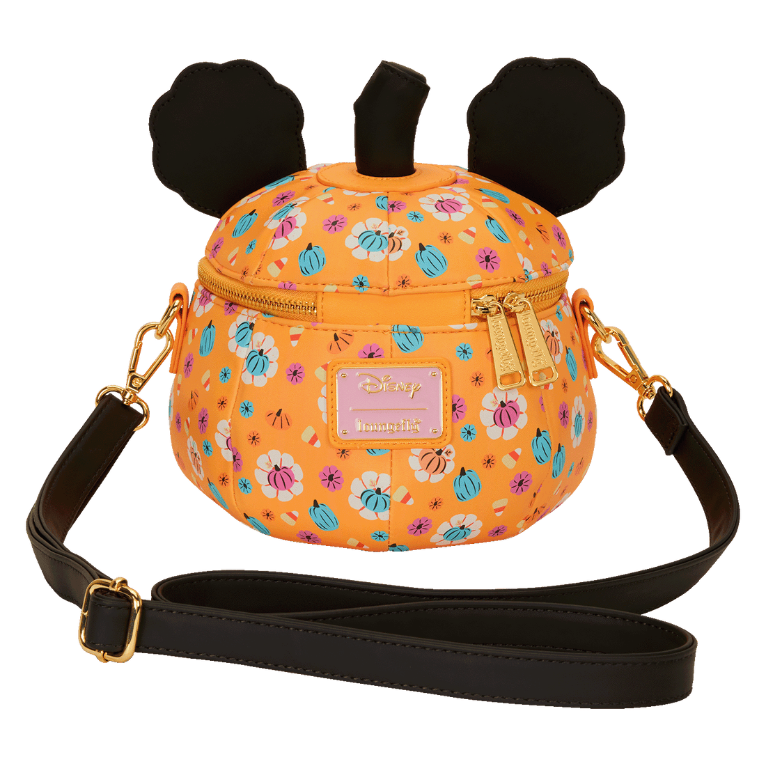 Loungefly 2025 minnie pumpkin crossbody bag free uk postage