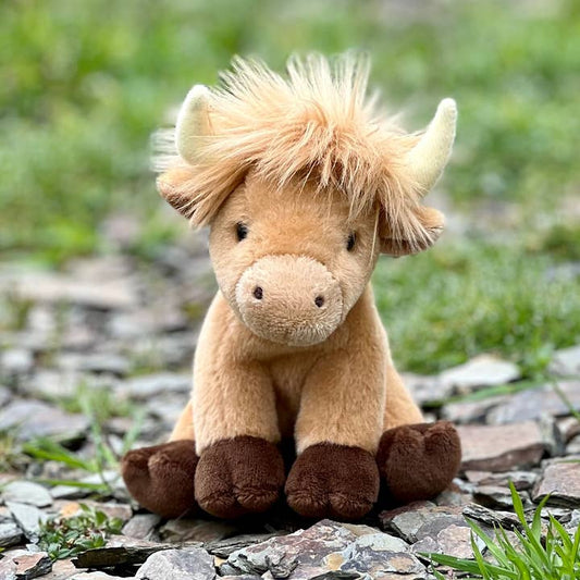 Charlie bear cuddly highland cow new in £9.99 plus postage
