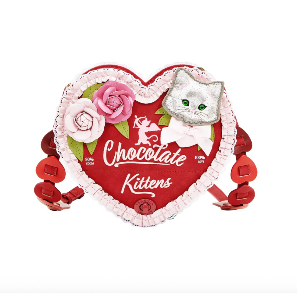 Vendula london 2026 the heart chocolate crossbody bag