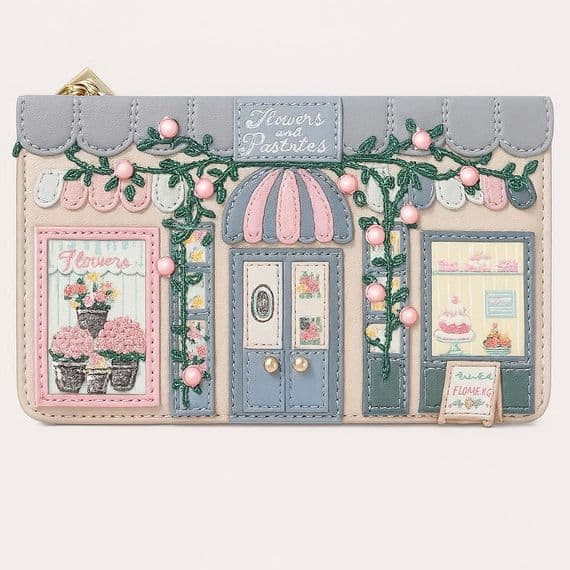 Vendula london posies and Patisserie folding wallet