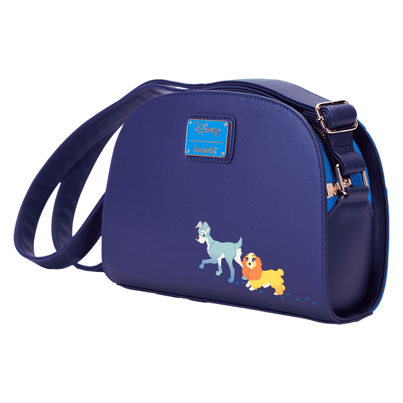 Loungefly 2025 Lady and the Tramp 70th Anniversary Crossbody Bag