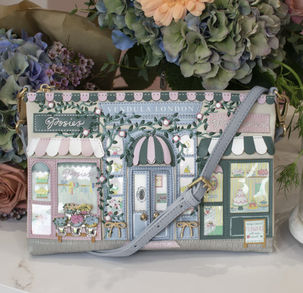 Vendula london posies and Patisserie Kate bag