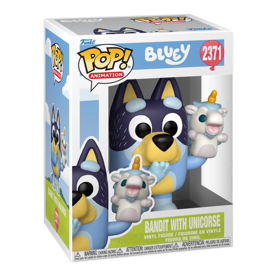 Pop! Vinyl - Bluey - Bandit with Unicorse