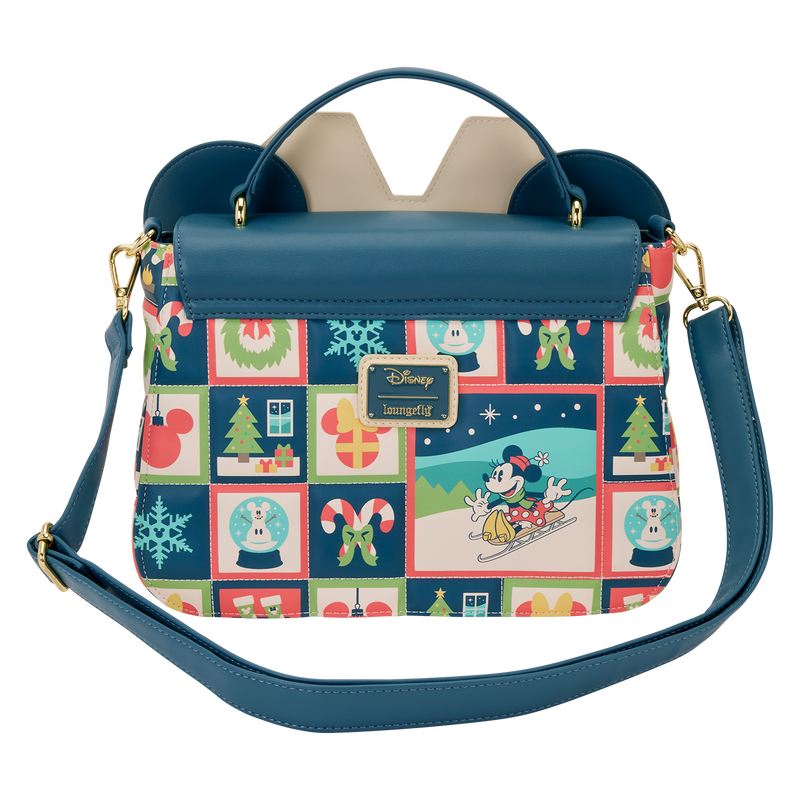 Loungefly 2025 Minnie Mouse Holiday Crossbody Bag