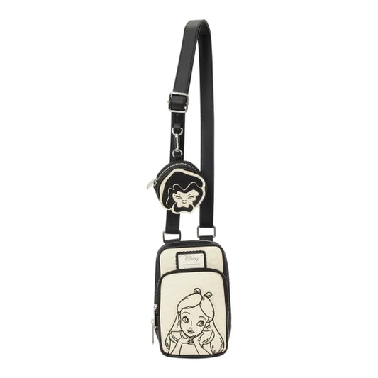 Loungefly alice in Wonderland crossbody sling bag