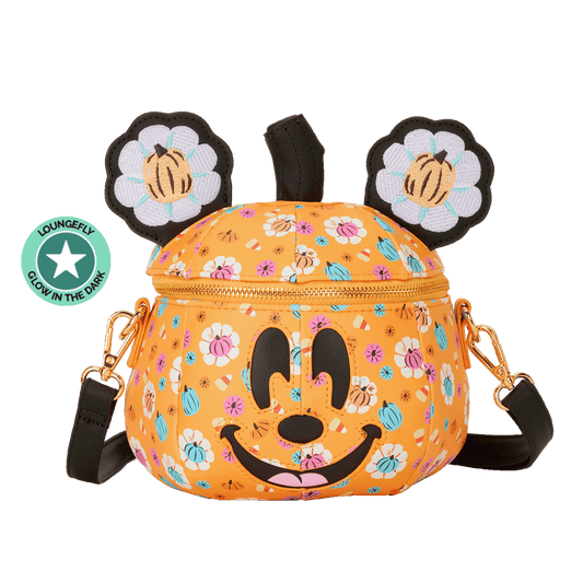 Loungefly 2025 minnie pumpkin crossbody bag free uk postage