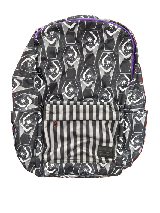 Loungefly 2025 Wednesday nylon backpack