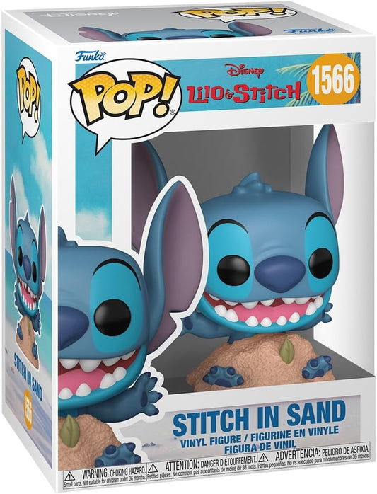 Funko pop lilo and stitch stitch in sand #1566