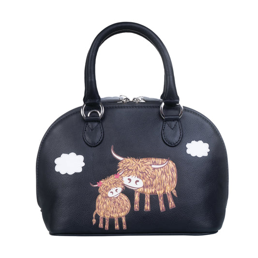 Mala Bella zip grab bag black