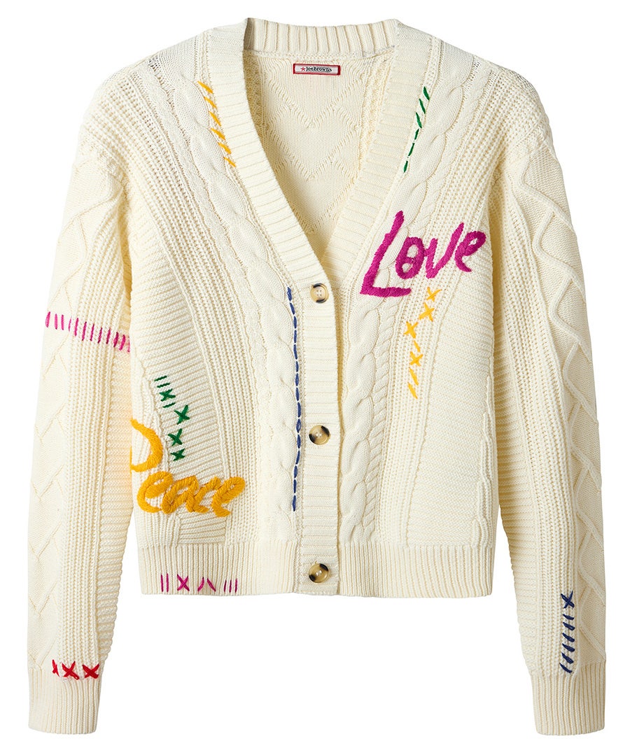 Joe browns ladies summer 2026 embroidered oversized cardigan