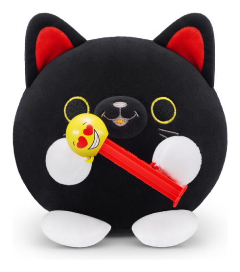 SNACKLES 14INCH BLACK CAT PLUSHIE