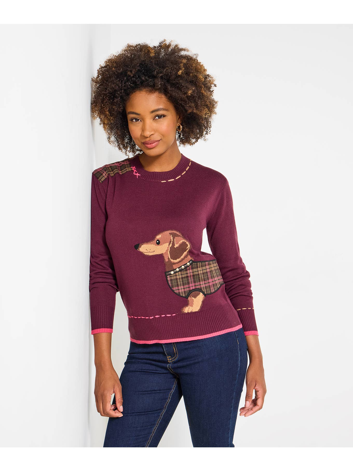 Joe browns Winter 2025 Cecil the sausage dog jumper £50 plus postage