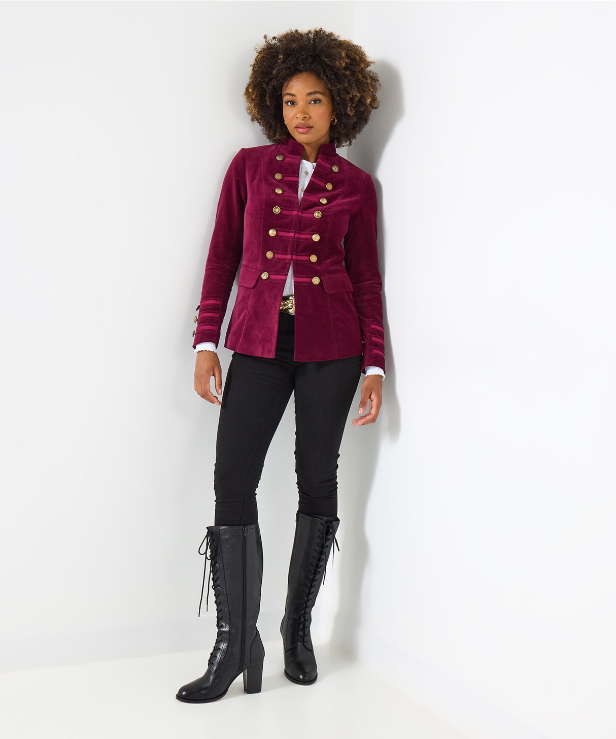 Joe browns Winter 2025 Helena moleskin military jacket £90
