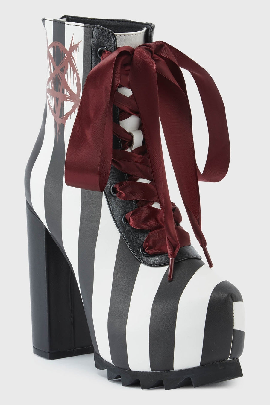 KILLSTAR las Vegas stripe boots new in
