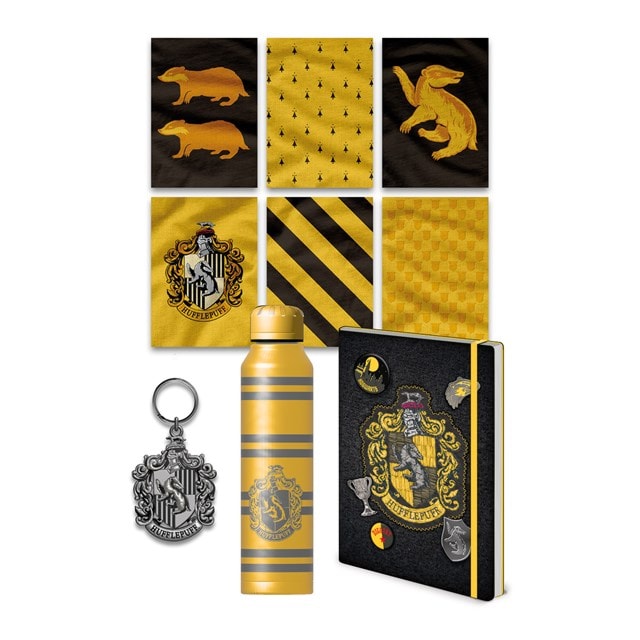 Harry Potter (Colourful Crest Hufflepuff) Premium Gift Set