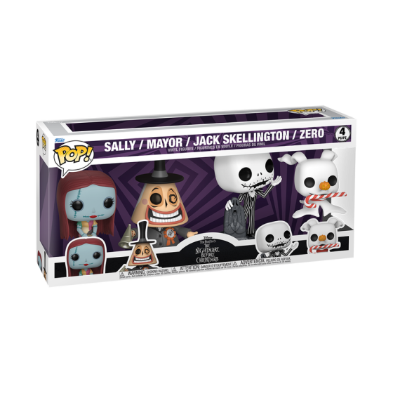 Pop! 4-Pack - The Nightmare Before Christmas new in