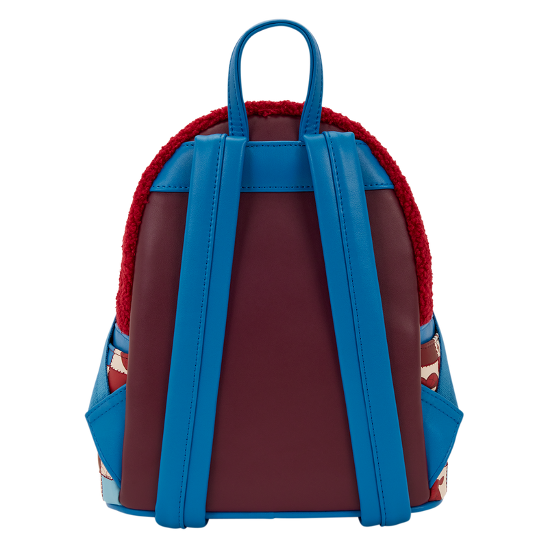 Loungefly 2025 Spider-Man Sherpa Heart Mini Backpack