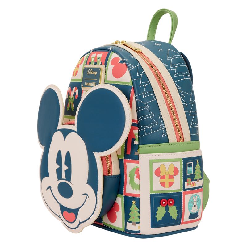 Loungefly 2025 Mickey Mouse Holiday Mini Backpack