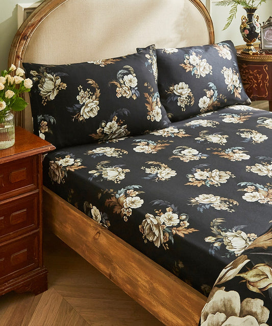 Joe browns double fitted sheet midnight bloom