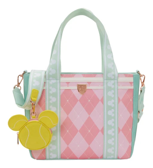 Loungefly 2026 - Disney Mickey & Friends Tennis Tote Bag with Coin Bag