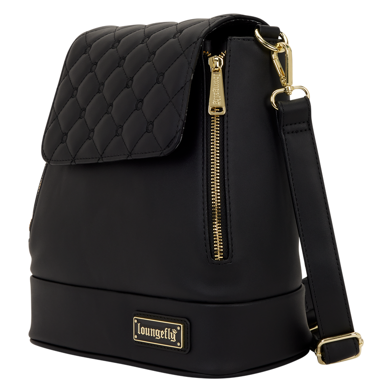 Loungefly 2025 The Lilly Convertible Mini Backpack & Crossbody Bag black