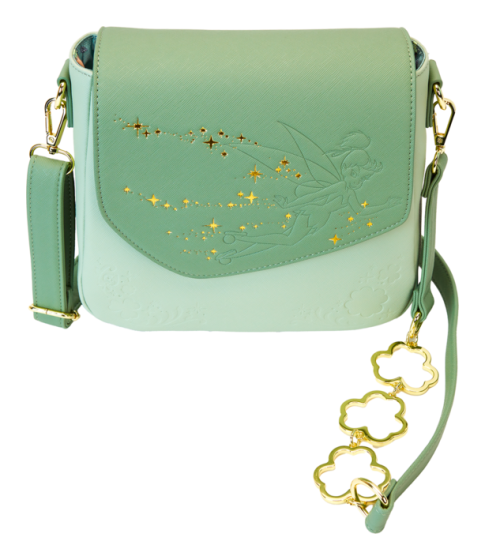 Loungefly 4 leaf clover tinkerbell crossbody bag