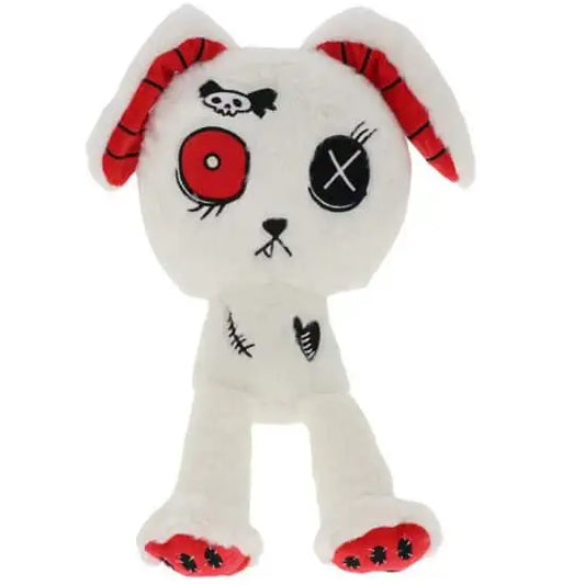 Gus fink numb bunny plush white and red free uk postage