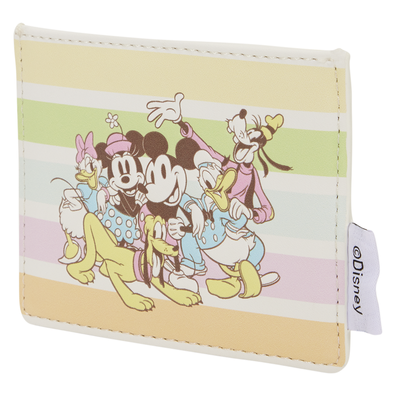 Loungefly card holder mickey and friends