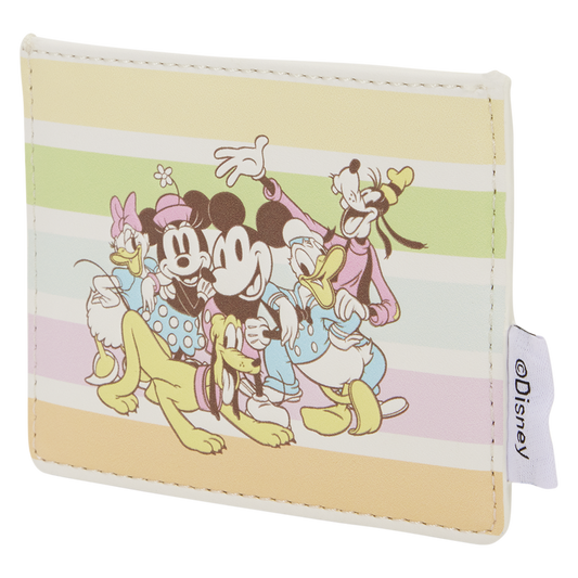 Loungefly card holder mickey and friends