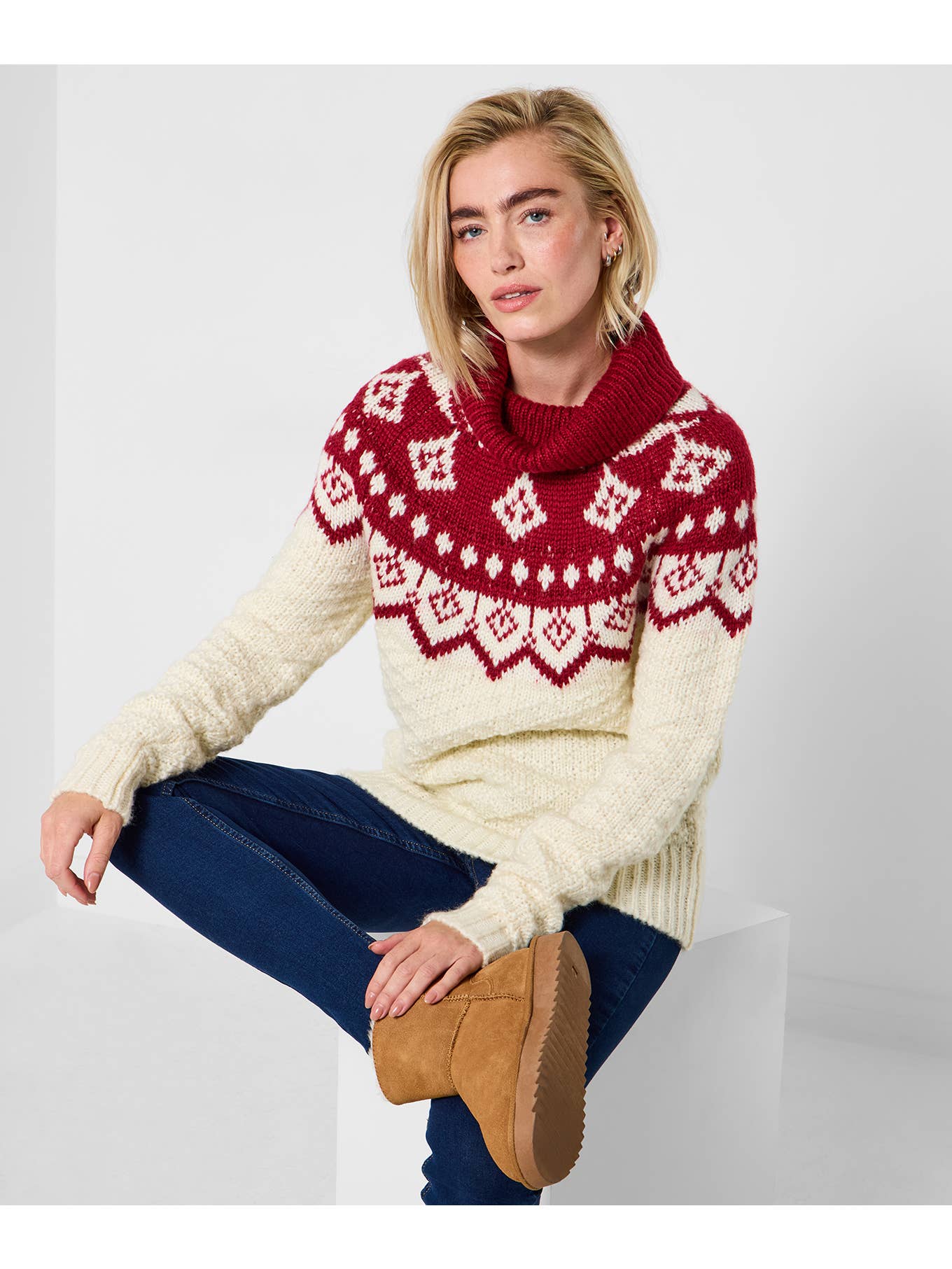 Joe browns 2025 Robyn Cosy Roll Neck Jumper in stock £55