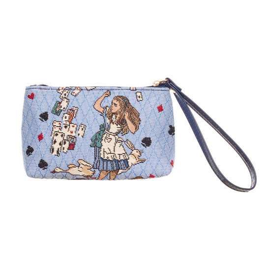 Alice in Wonderland nothing but a pack of cards wristlet purse
