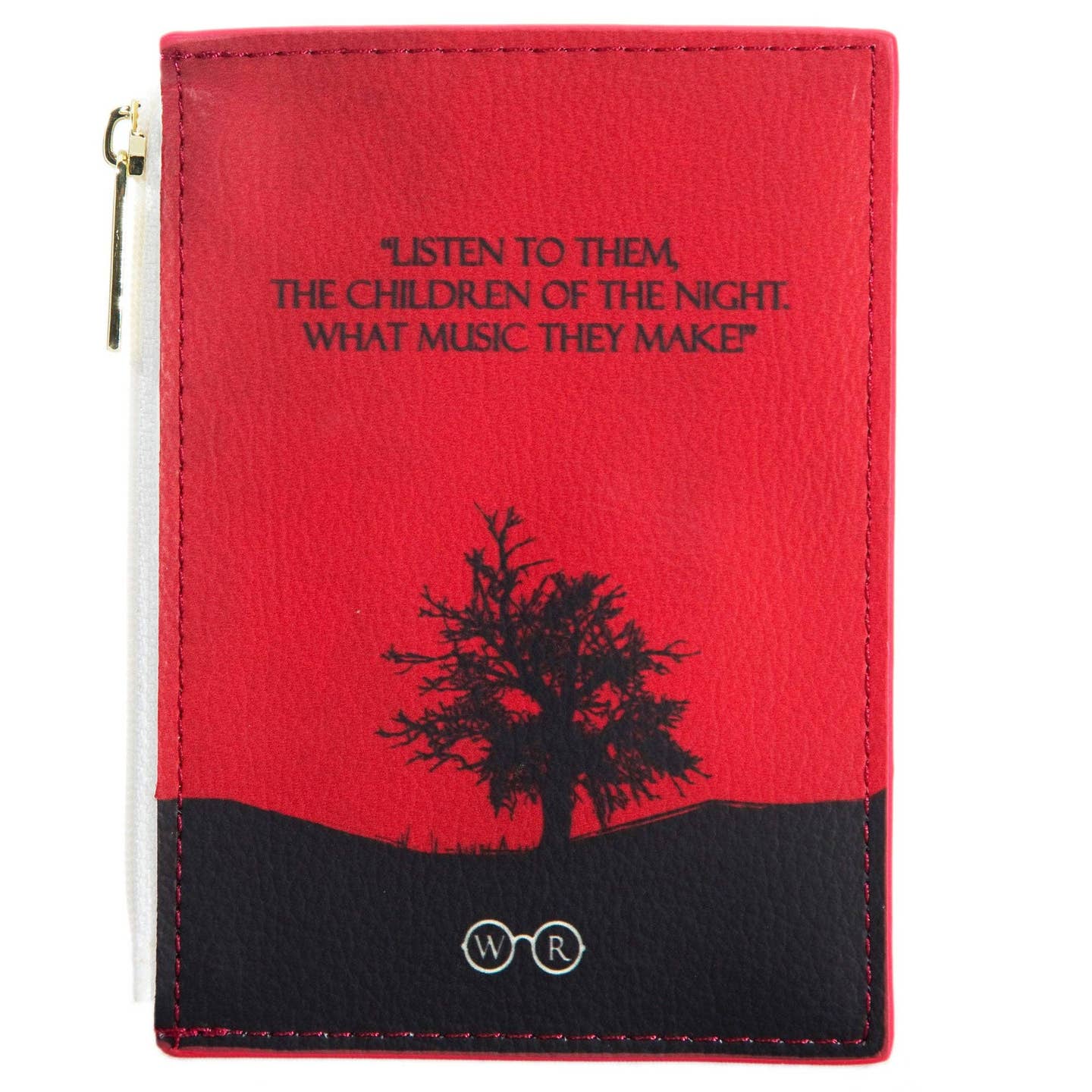 Well Read Company dracula zip top purse