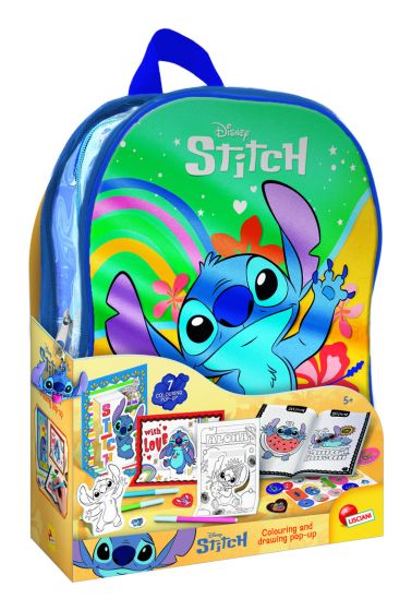 Stitch Colouring & Drawing School Backpack £20 plus postage