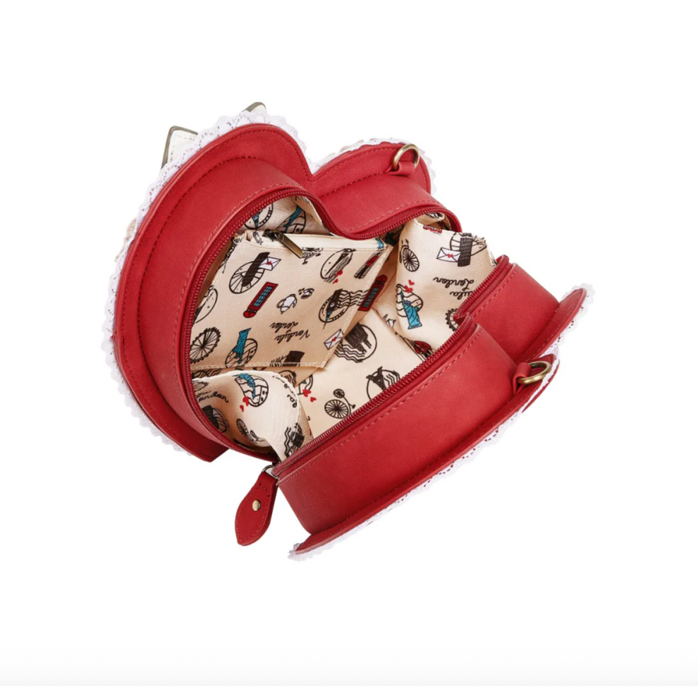 Vendula london 2026 the heart chocolate crossbody bag