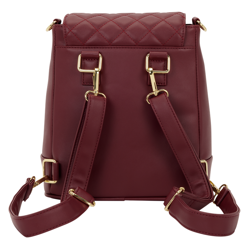 Loungefly 2025 The Lilly Convertible Mini Backpack & Crossbody Bag red