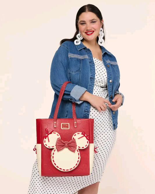 Loungefly 2026 Minnie Mouse rock the dots shopper