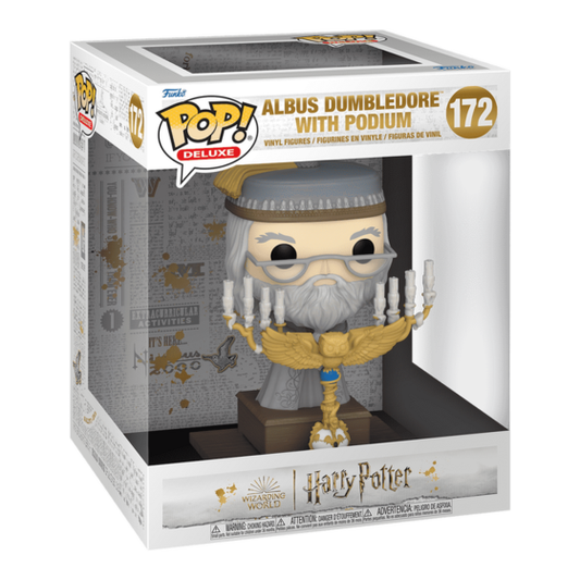 Pop! Deluxe - Harry Potter - Dumbledore with Podium £25 free uk postage