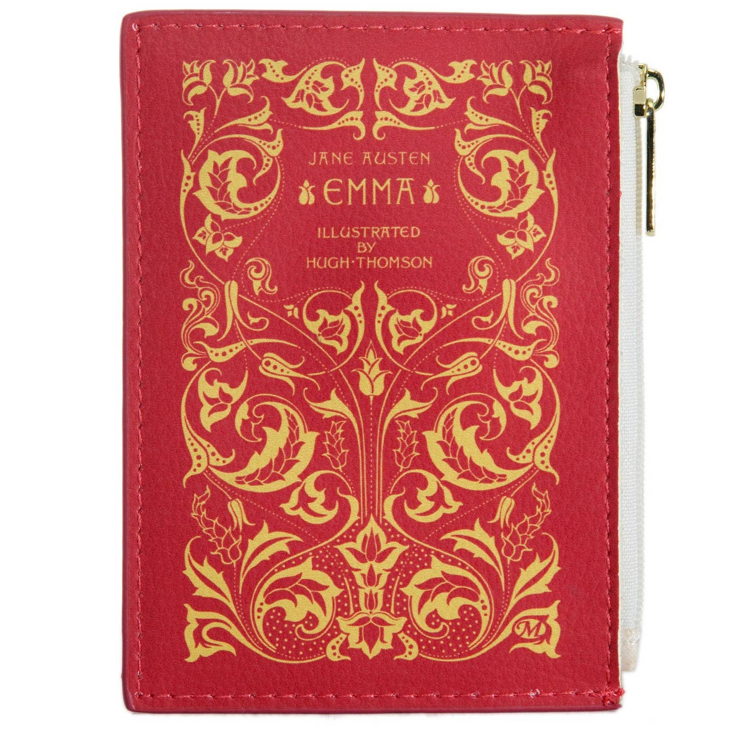 Well Read Company Emma zip top purse
