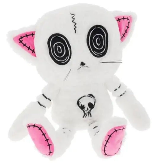 Gus fink The Plushie Pal Hypno Cat white free uk postage