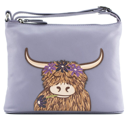 Mala Bella lavender cross body
