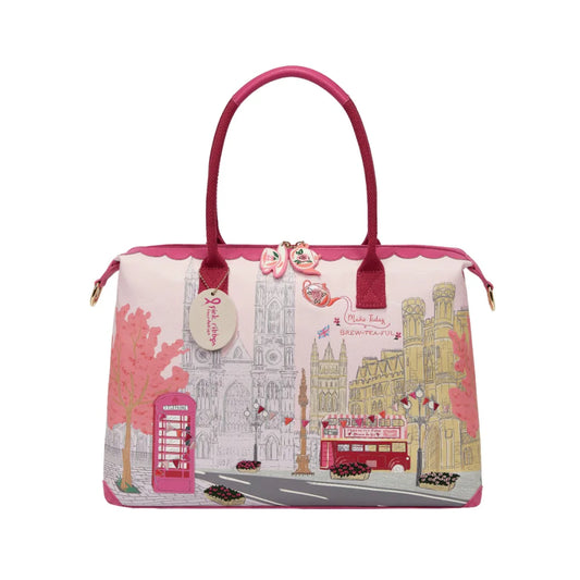 Vendula london 2025 The Perfectly Pink Afternoon Tea Bus Bonnie Weekender bag