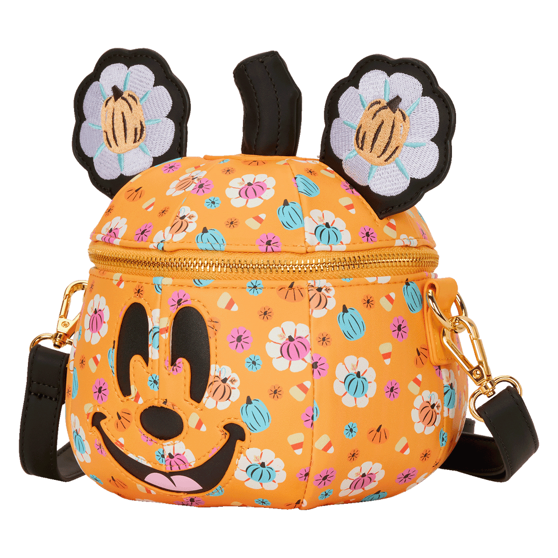 Loungefly 2025 minnie pumpkin crossbody bag free uk postage