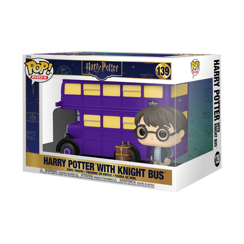 Funko pop Rides Super Deluxe Harry Potter with Knight Bus 139