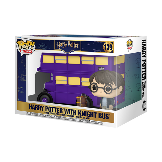 Funko pop Rides Super Deluxe Harry Potter with Knight Bus 139