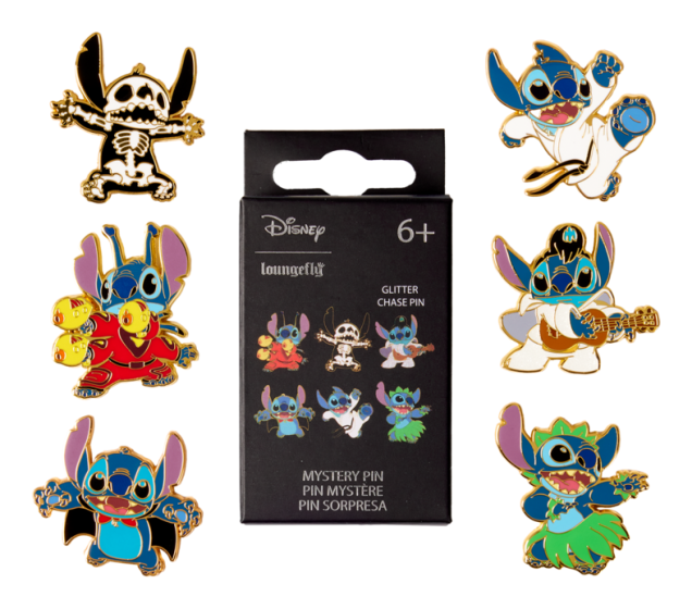 Loungefly pin blind enamel stitch