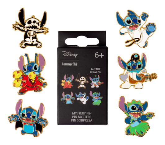 Loungefly pin blind enamel stitch