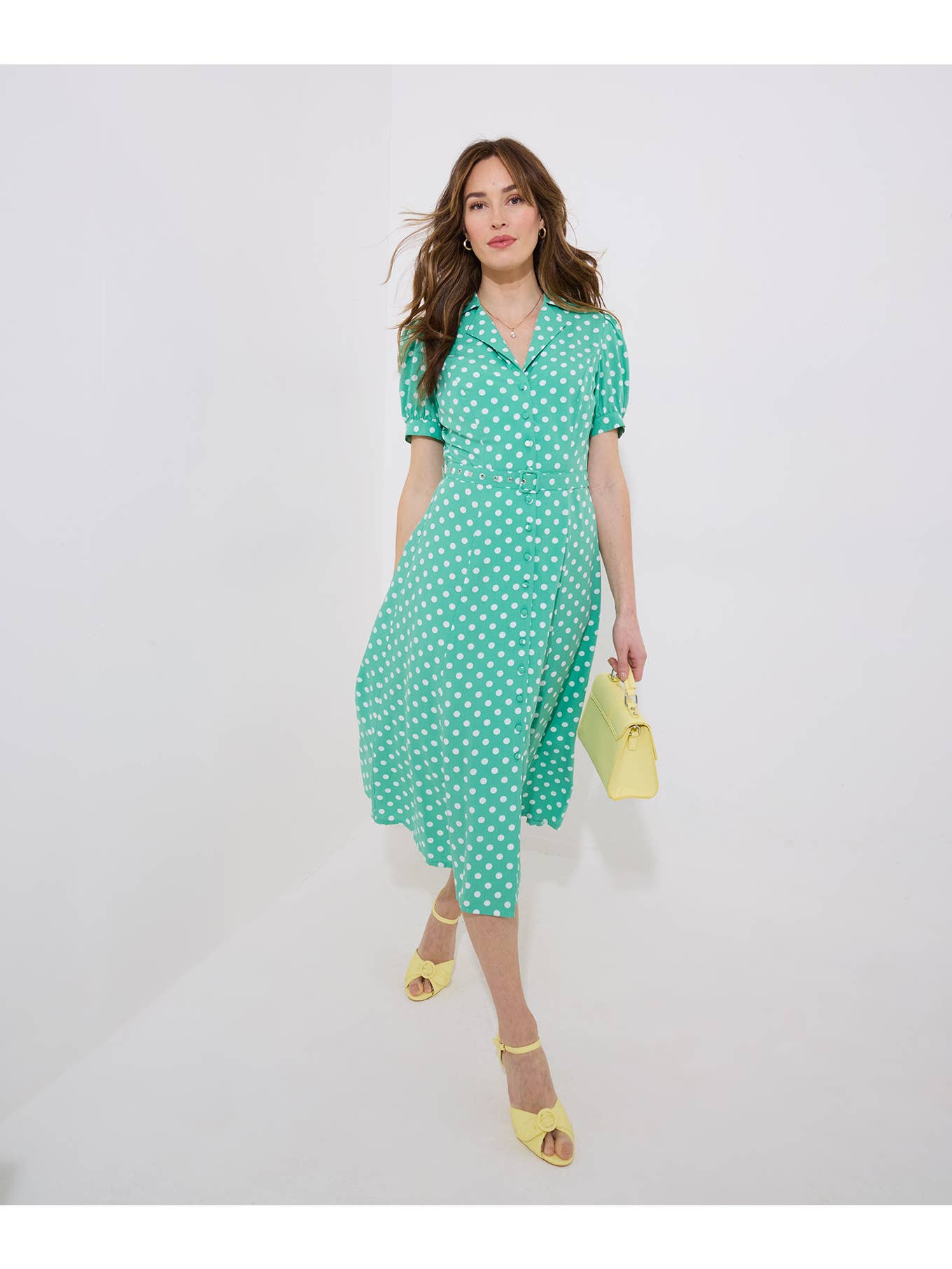 Joe browns 2025 nina polka dot green